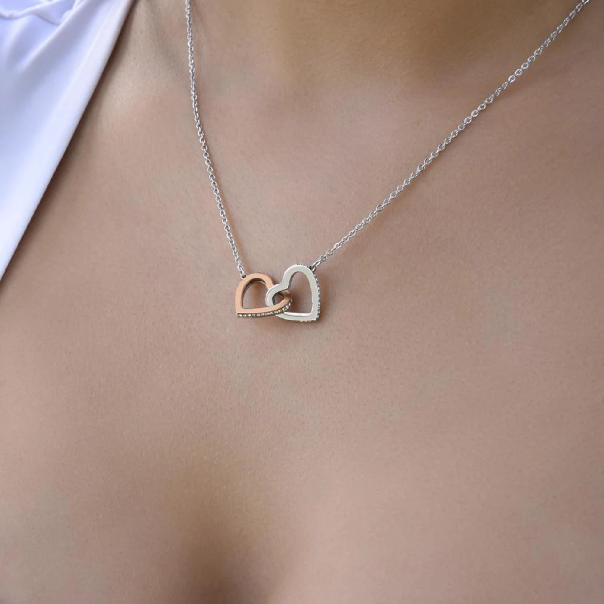 Forever Grateful Mom Heart Necklace, Elegant Gift Box