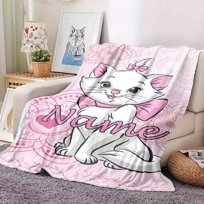 

Custom Marie Name Blanket - Soft, Warm Flannel Throw With Cartoon Design For Couch, Bed, Outdoor Use - Perfect Gift For Christmas, Birthdays & Holidays, Christmas Decor