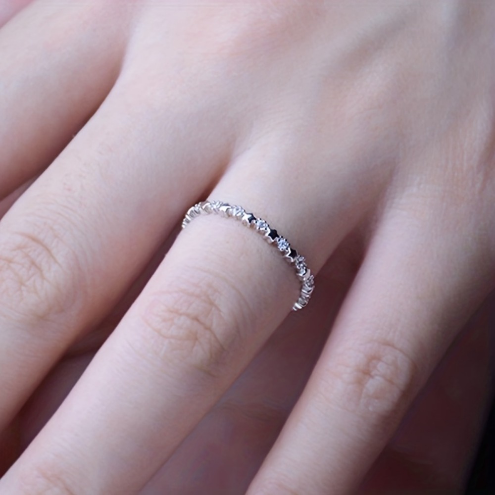 Women's Plated Star Ring — Minimalist Stackable Design