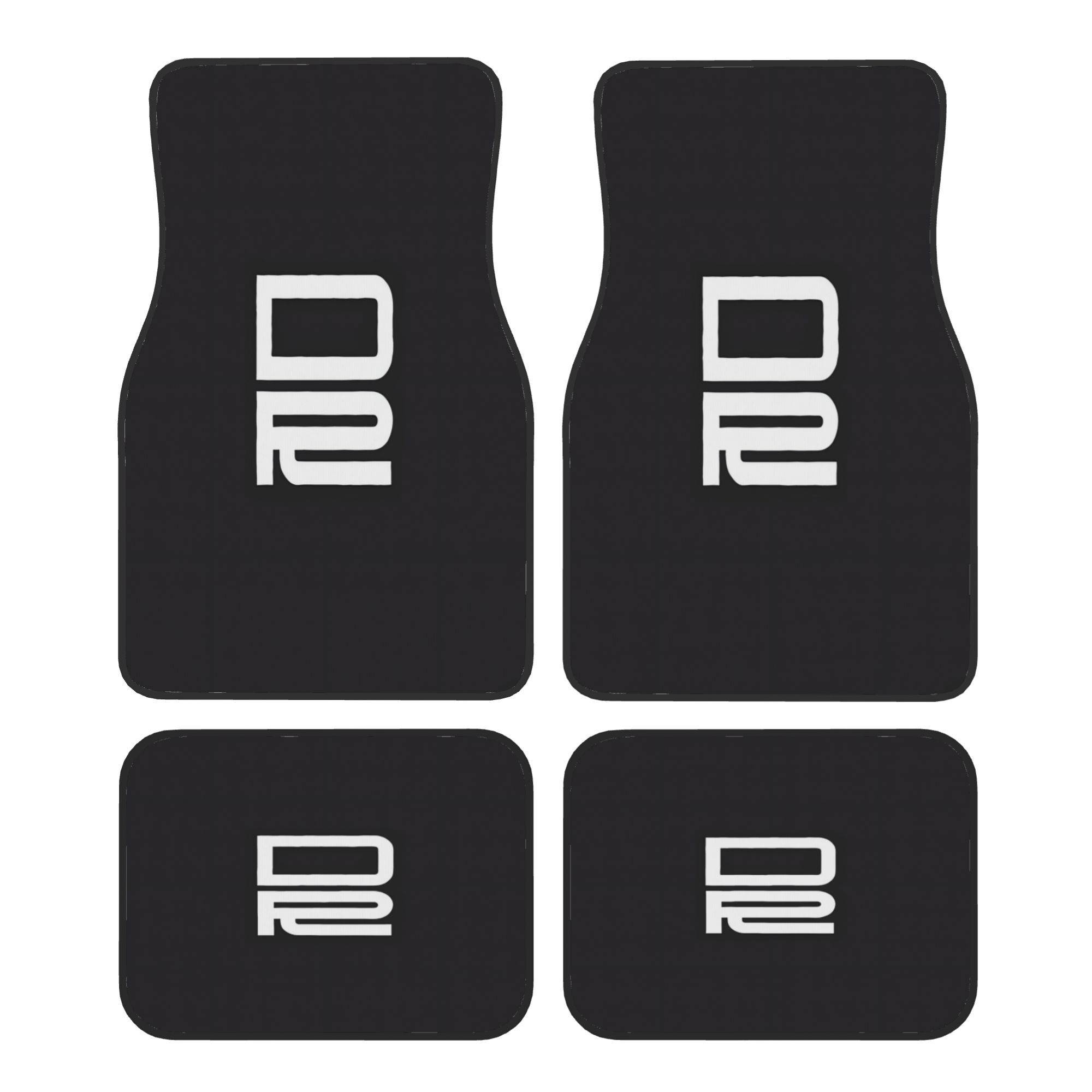 TEMU 4pcs Dr Logo Car Floor Mats, Decorative Floor Mats, And Safety Are Important, With High-quality Floor Mats, Ushering In A New Era Of Intelligent