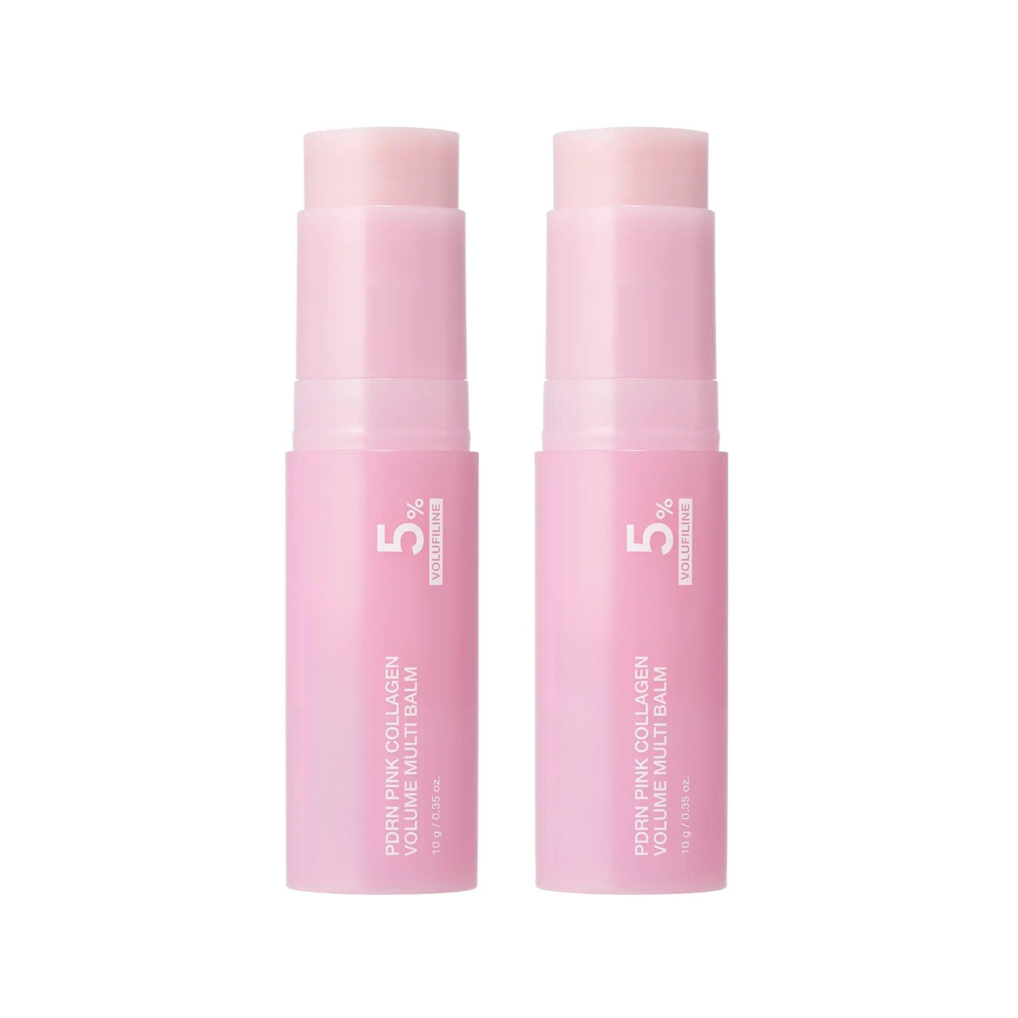 Image of Pink Collagen Plump Multi-effect Cream | 1pc Plump Serum, , Nad Bar, Suitable , Neck, Forehead, Smile Lines, Lip Care | Korea Skin Care