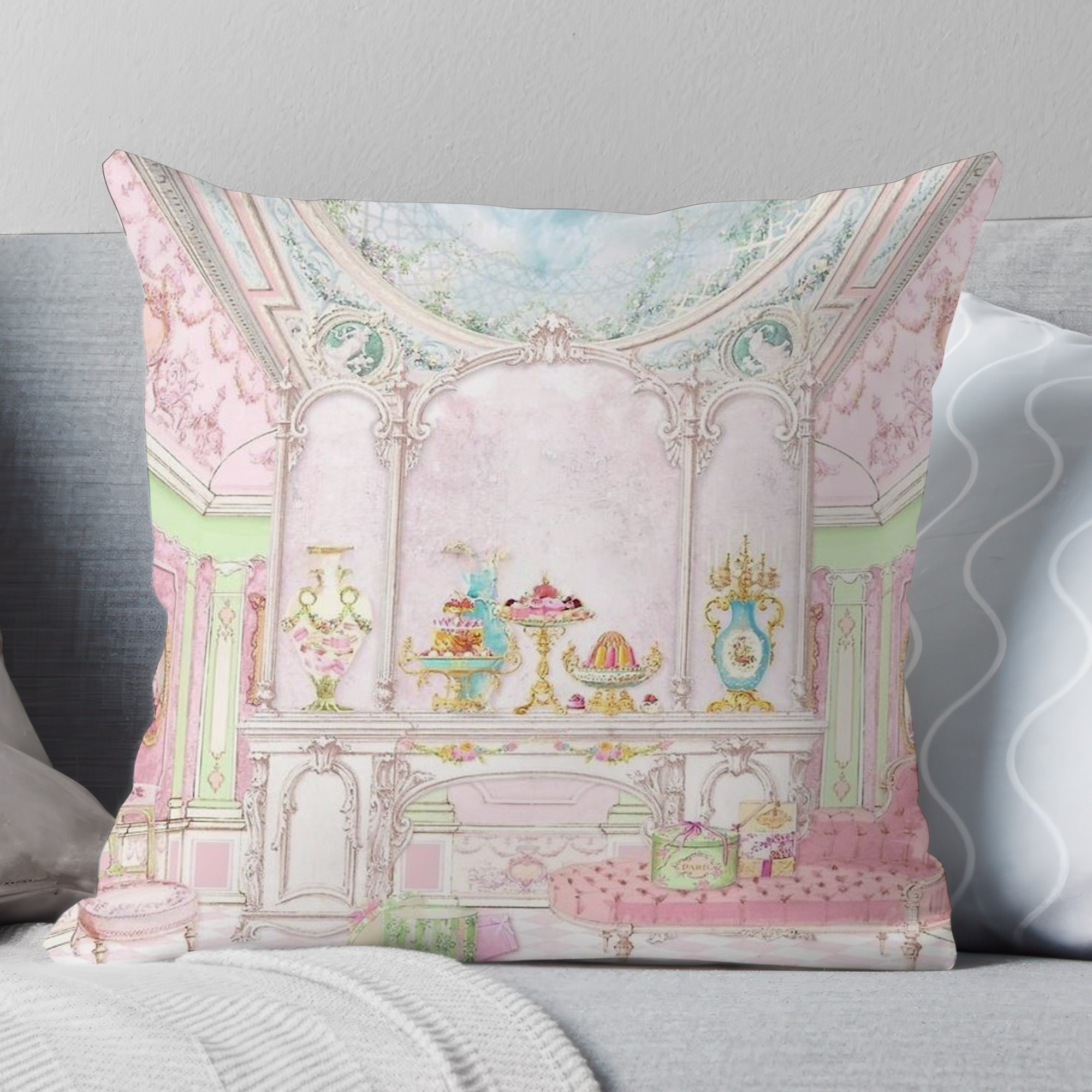 TEMU 1pc, Multiple Sizes Available: 40x40, 45x45, 50x50, Machine Washable, Zipper Closure, No Pillow Insert, Reversible Design, Diorama Pillowcase.