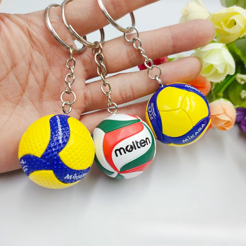 

Sleek Alloy Volleyball Keychain - Perfect Gift For Sports Enthusiasts And Collectors