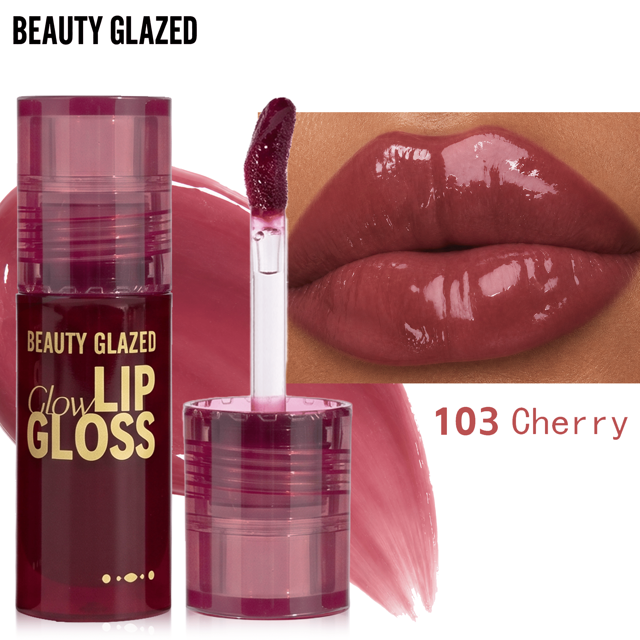 6 Colors BEAUTY GLAZED Hydrating Liquid Lip Gloss