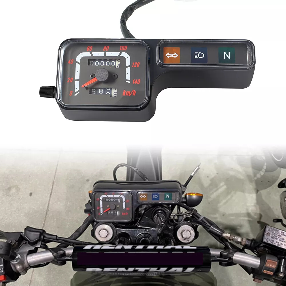 TEMU For Xlr200 Crm250 Baja250 Nxr150 Motorcycle Speedometer Odometer Gauge, Without Battery