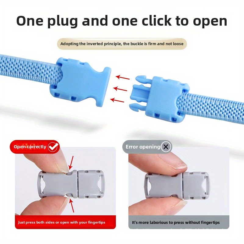 diy non slip shoelaces elastic bands shoelace buckles Temu