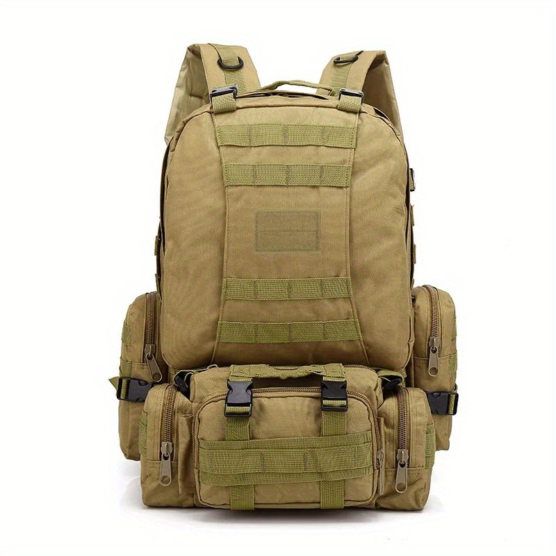 Men's Large Capacity 55L Outdoor Backpack for Hiking