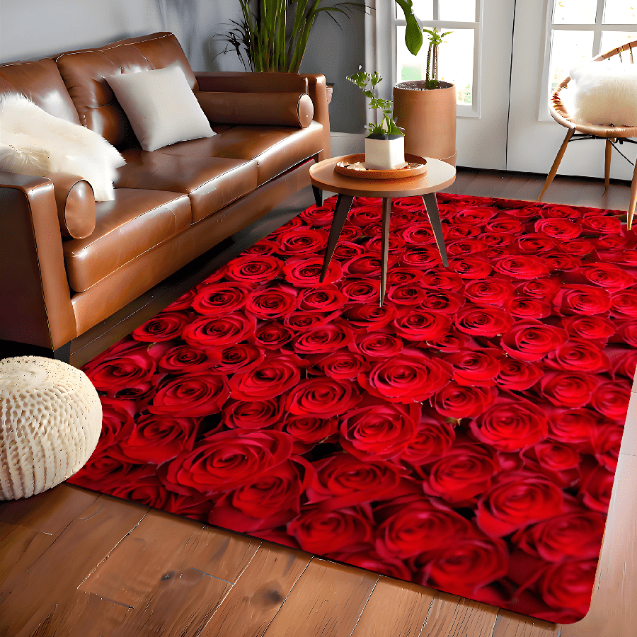 happy valentines day teppich teppich roter rosen