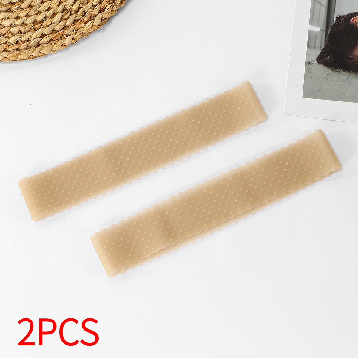 2pcs Non-Slip Solid Color Headscarf for Women
