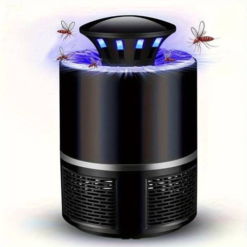 1 Lampada antizanzare, Repellente automatico e silenzioso, Lampada fotocatalitica antizanzare per interni domestici, Assorbente e repellente per zanzare, Adatta per cortile, Modelli con spina diretta Zanzare Li