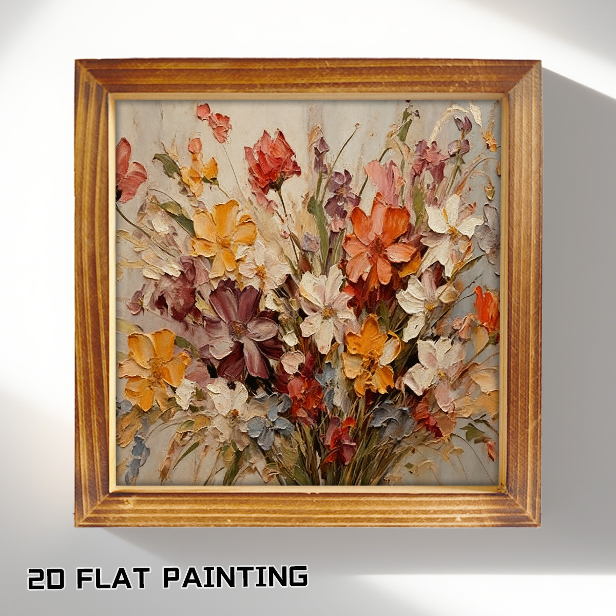 TEMU 1pc Decorative Painting, Ornament, 20cm/8 Inches, Framed, Art Painting, Artwork, Wall Decor, Home Decor, Wall Decoration, Wall Hanging, Plaque
