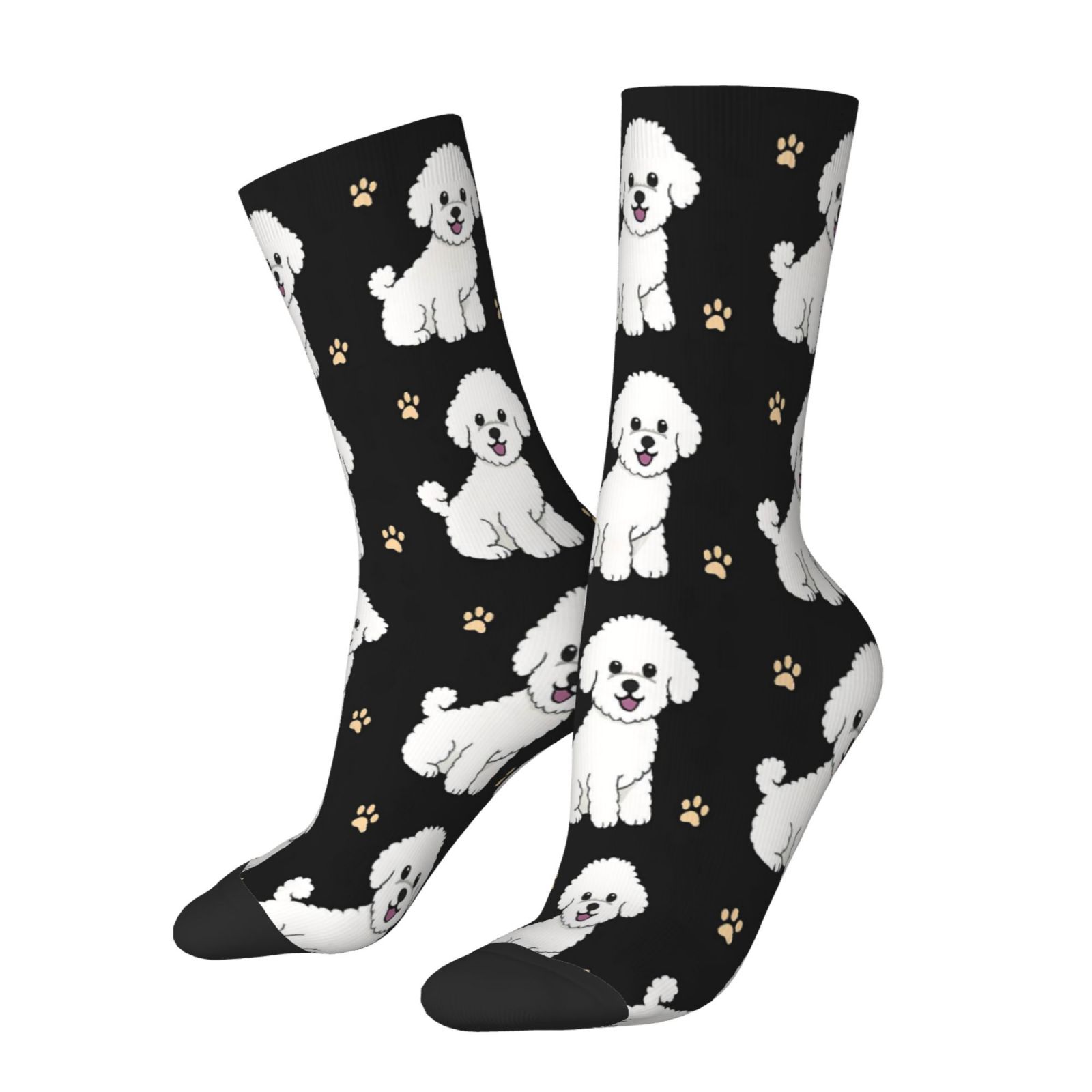 TEMU Chaussettes Unisexes Extérieures à Imprimé Chien, , Lavables en Machine, Confortables et Respirantes, pour les Passionnés de Sports Air, Idéales