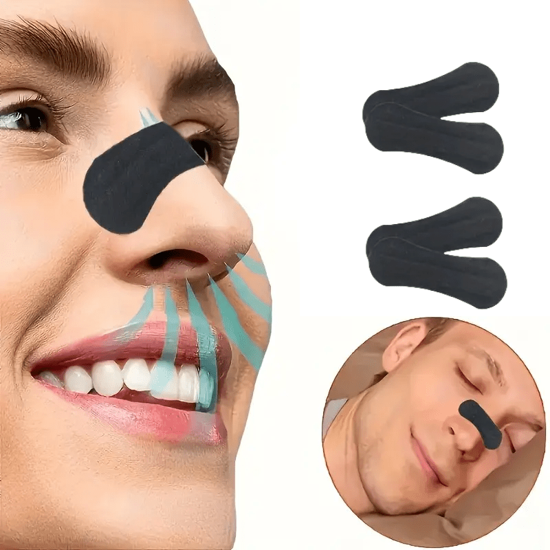 50pcs snore prevention nasal strips hypoallergenic breathable snoring strips suitable for sleep for snoring wide style   discreet nose strips for   use Product details 1