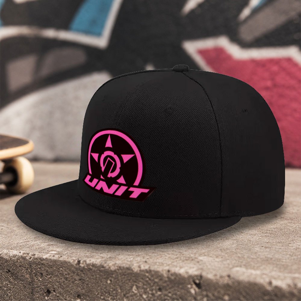 TEMU 1pc Fashion Hat, Casual Hat, Hip-hop Hat, Classic Fashion Style, Unit Logo Printed Snapback , Baseball , Sports Hat, Outdoor Hat, Suitable For ,