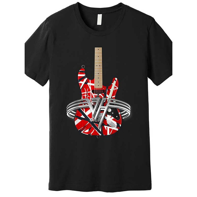 

Classic Guitar Retro T-shirt 1960s Clothing, Premium T-shirt Fun Men's Short Sleeve Printed T-shirt Collection, Black-dxh-00027