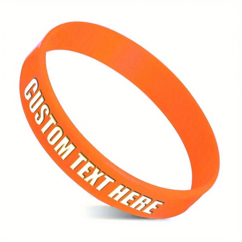 77pcs Custom Silicone Bracelets, Gift for Her