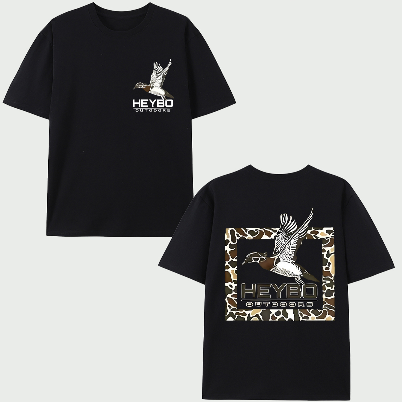 

Men's Casual Cotton T-shirt With Print - Crew Neck, Short Sleeve, Summer Fashion Tee