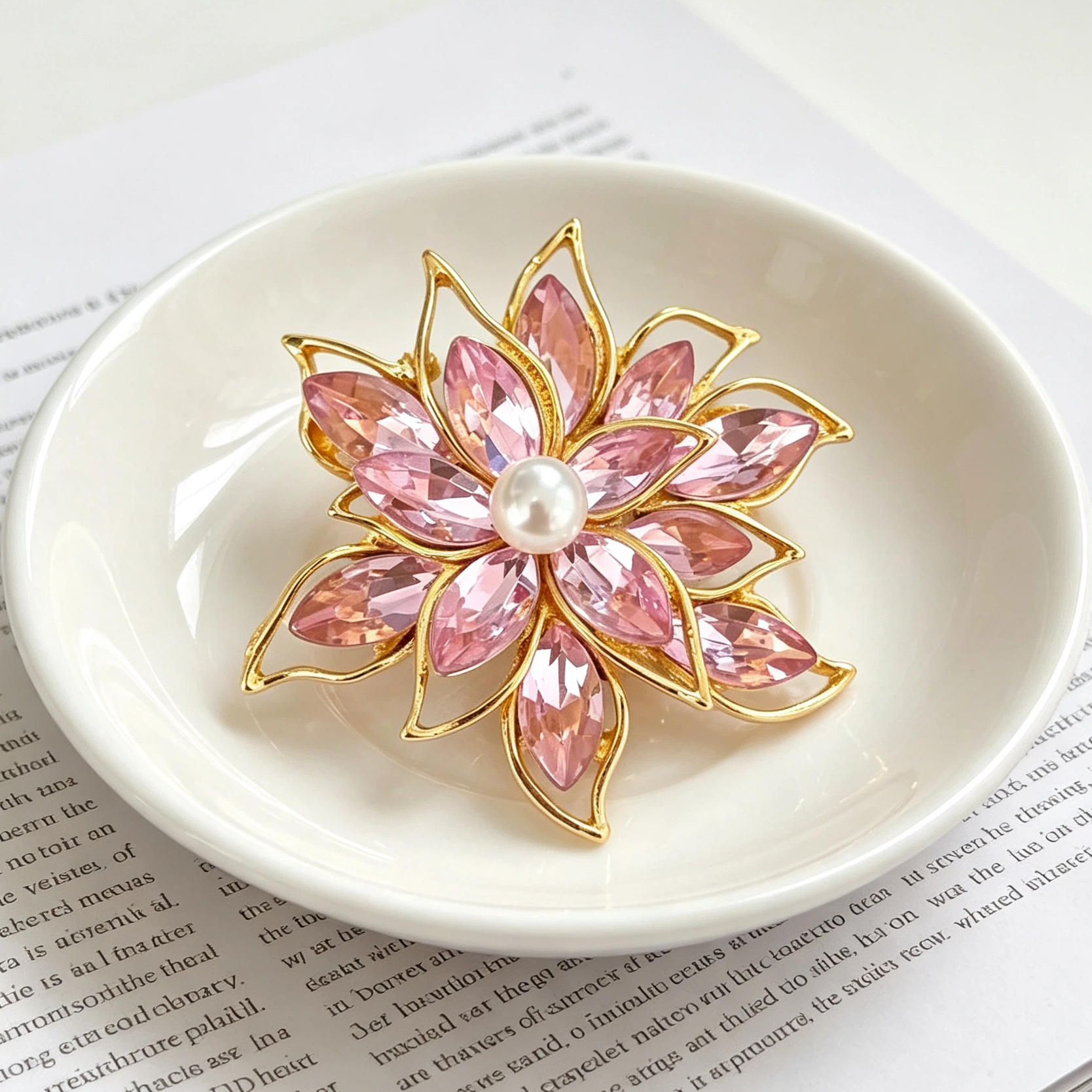 TEMU 1 broche au design , idéale pour les tenues de soirée, cadeau de Noël parfait