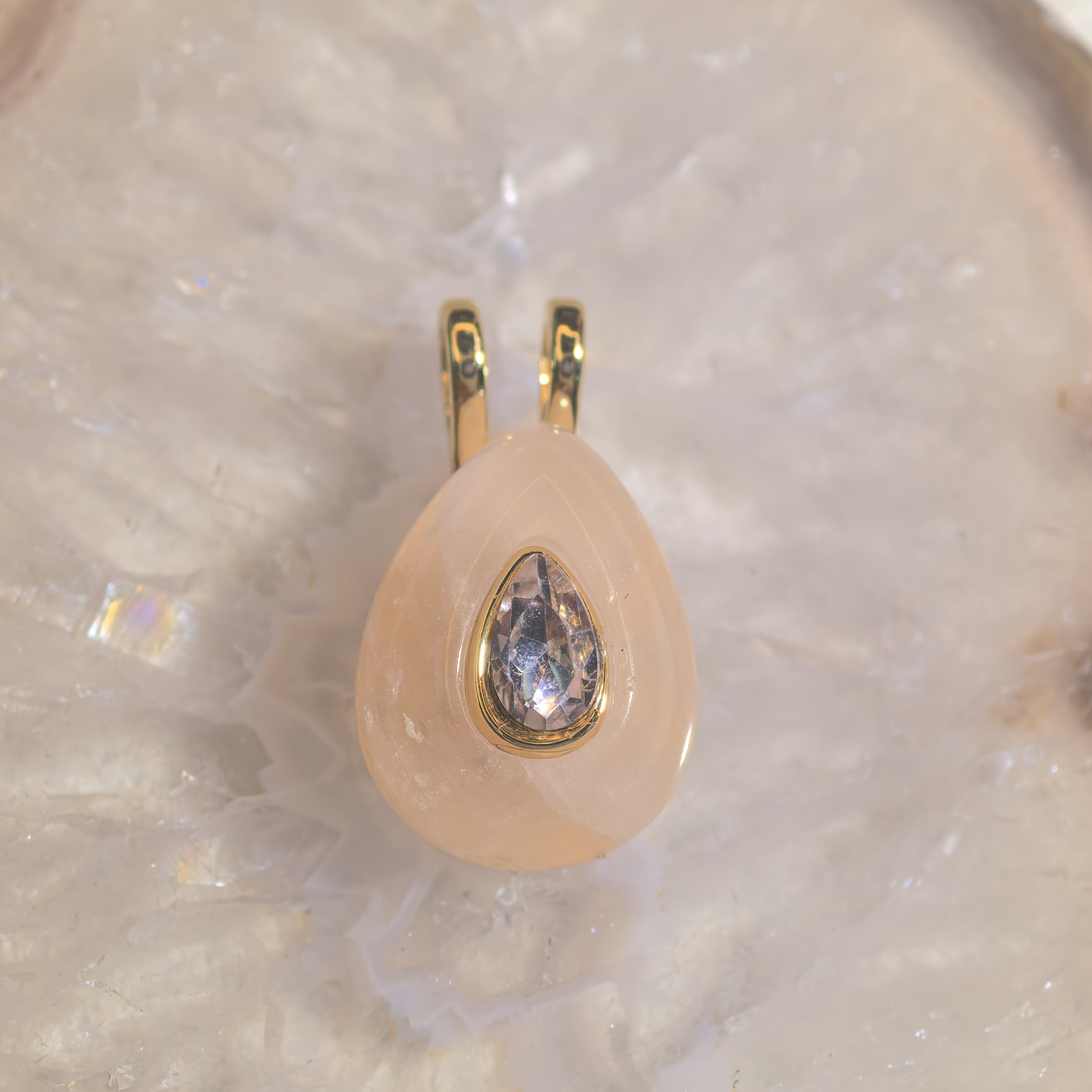TEMU Natural Stone Birth Month Stone Pendant For Women - Natural Gemstone Jewelry For , , March, , , July, , September, October, , December -