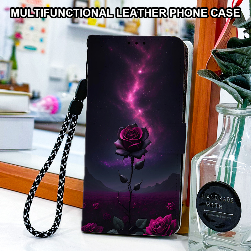 TEMU Phone Case - Wallet Phone Case Magnetic Flip Cover For Oppo A15/a12/a11//a9 (2020)/a8/a5 (2020)/a5/a5 Pro 5g /a5 Energy Edition/a5s