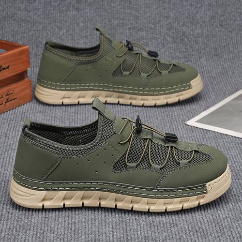 item picture mens shoes summer fashion sandals comfortable soft sole shoes trendy casual outdoor slippers vacation travel