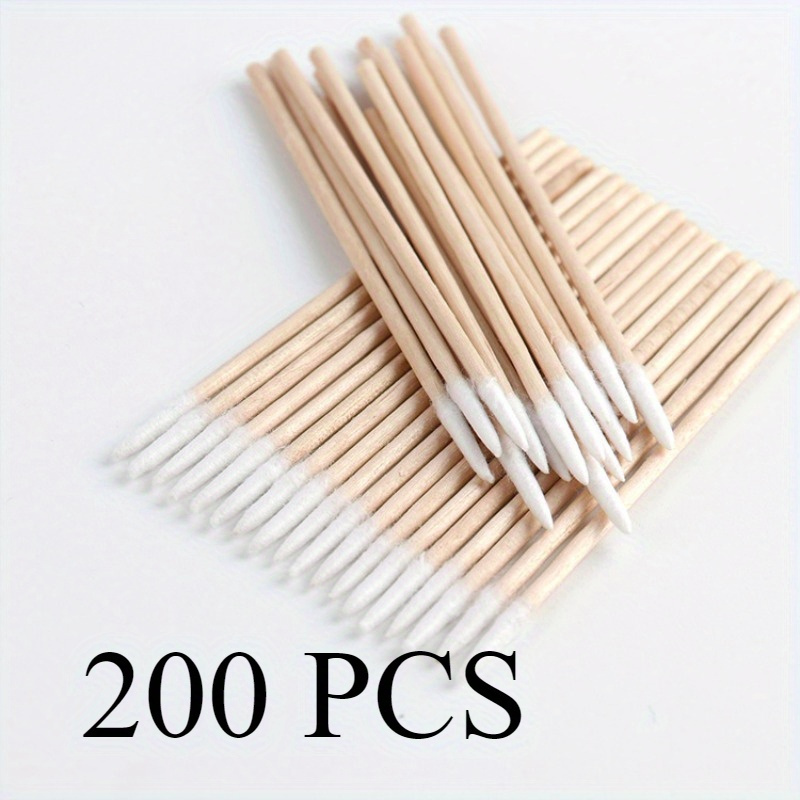 TEMU 200pcs Portable Nail Polish Makeup Remover Swabs For Healthy And Makeup Swabs