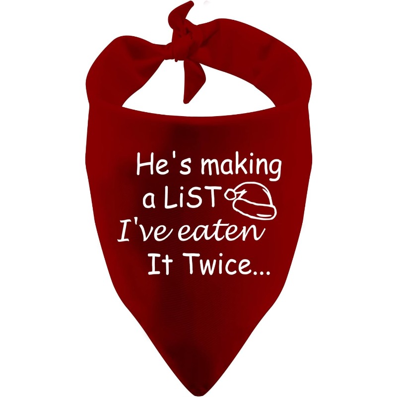 TEMU 1pc 24.8&times;11 Inch Compiling It Dog Bandana Humorous Holiday Bandana Washable Dog Bibs, Scarves, And Drool Wipes