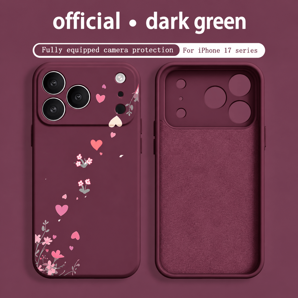 Image of Phone Case - Iphone Case, Full Lens Protection Shockproof Soft Cover, Anti-yellowing Anti-fingerprint, Compatible With Iphone 18 17 Pro 17 Pro 16 Pro Pro Max 14 13 12 11 Pro