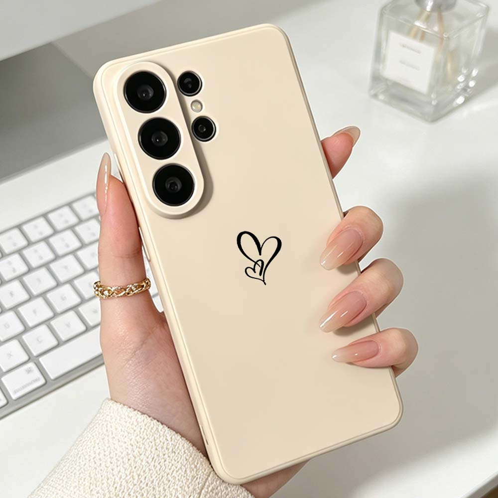 TEMU Phone Case: 1 Creative Cute Love Heart Style Soft Phone Case For S26 S25 S24 S23 S22 S21 S20 S10 S9 Note 20 10 Lite Ultra Fe Edge Plus 5g 2026