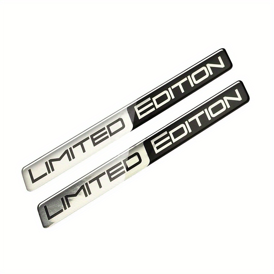 2 Edition 3d Car Body Badge Stickers For Trunk Fender Decoration, Suitable For Cars, Motorcycles, And Bicycles