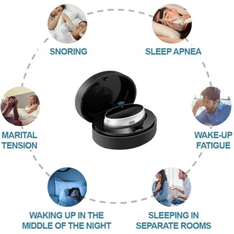 Jeremytis Z3 Pro Anti-Snoring Device - Smart 3-Speed Adjustable CPAP, Portable Anti Snore Machine with Instant, Comfortable & Side-Effect-Free Sleep Aid for Men &, Travel-Friendly Snore Solution