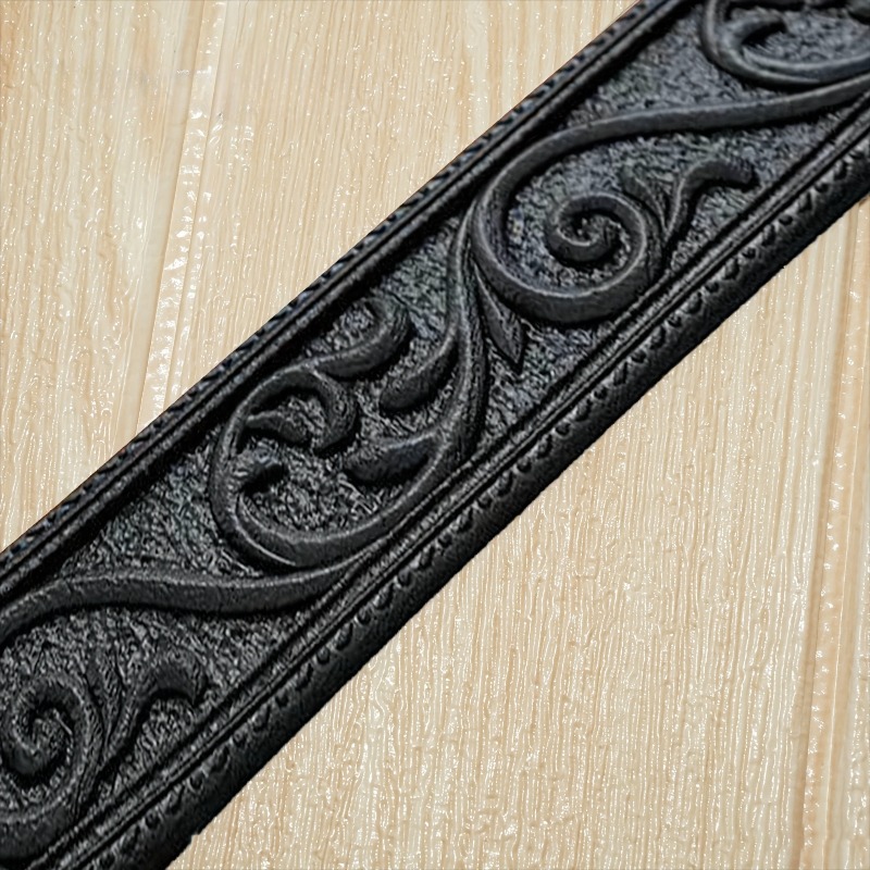 1 Roll 230cm 3d Embossed Wall Decor, Light Luxury , Self-adhesive Backing Board Trim, Decorative Wallpaper Border, Wall Molding, Adhesive Wall Molding, Baseboard Molding, Wall Molding