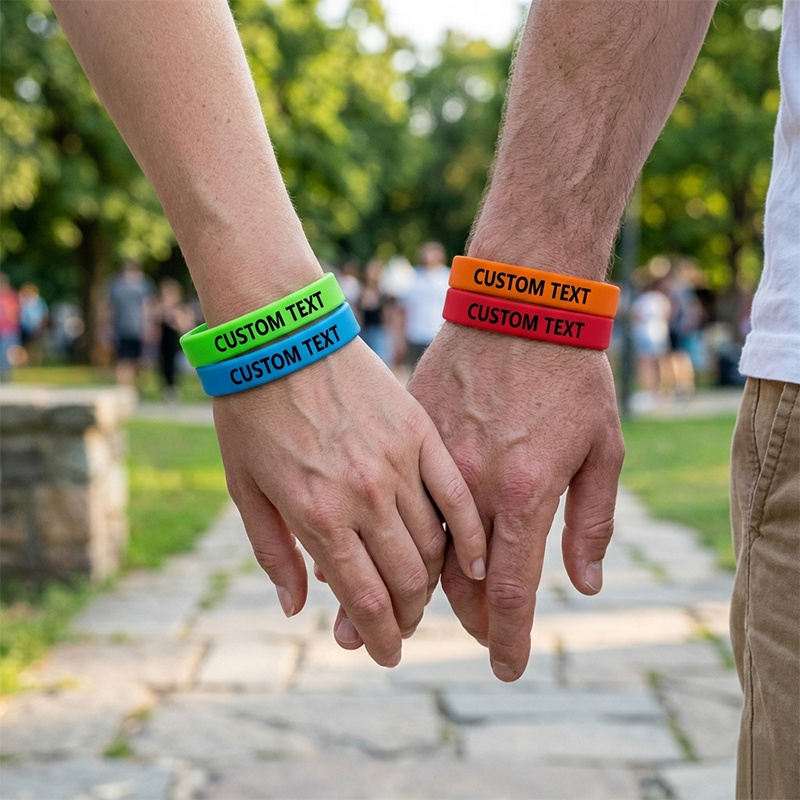 Custom Wristbands 30pcs Set, Gift for Her/Him