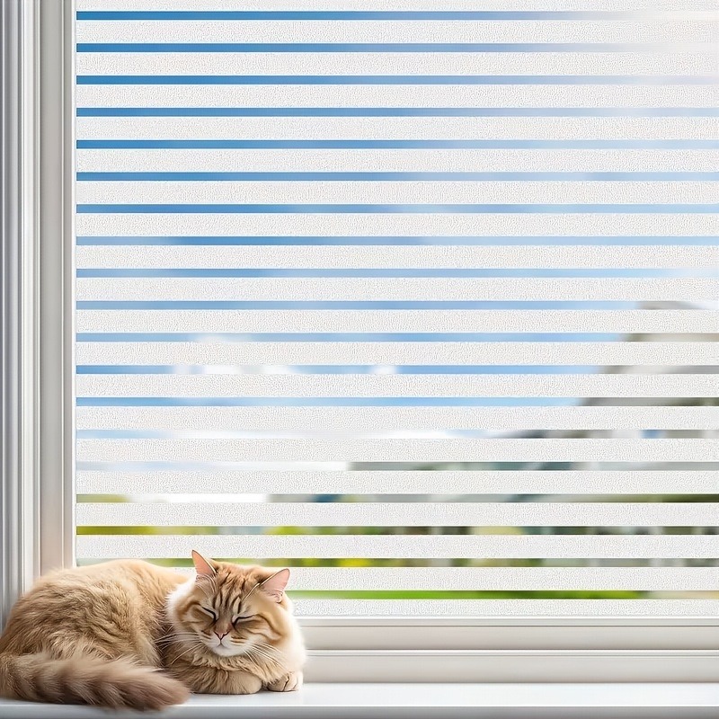 1 roll window film static cling non   vinyl film decorative frosted privacy film for glass and partitions features static cling   suitable for office and home