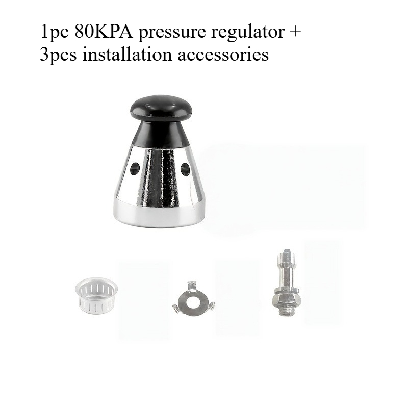 TEMU 4pcs Pressure Relief Valve Additions For Pressure Cookers, 80kpa Pressure Regulator, Universal Anti-block Vent Valve, Replacement Parts For