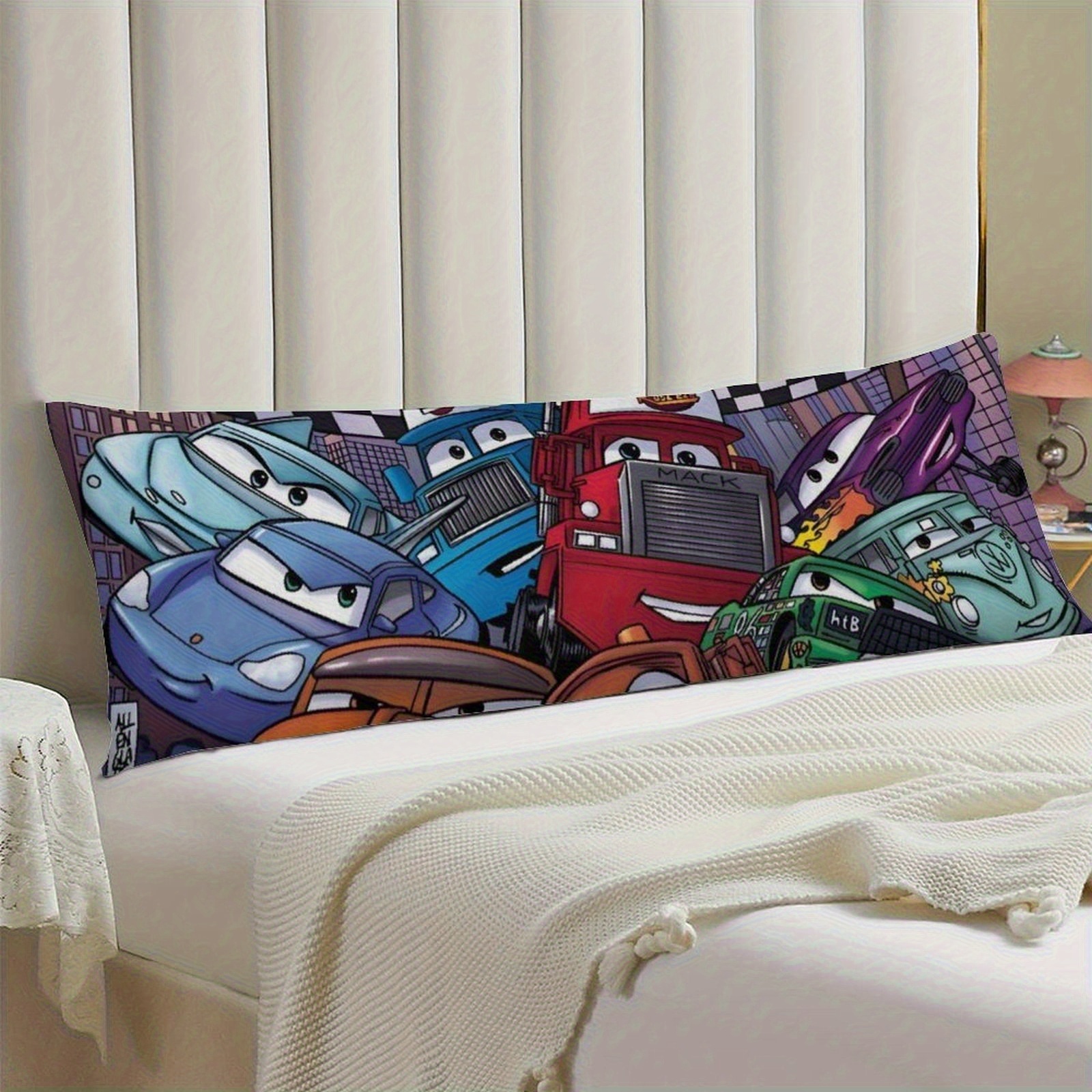   cars   body pillow cover double sided printed 50 8x137 16cm soft microfiber bed pillowcase with zipper closure machine washable for bedroom sofa couch decor   design comfortable decorative pillows for bed   room decor zipper pillowcase durable pillowcase Product details 1