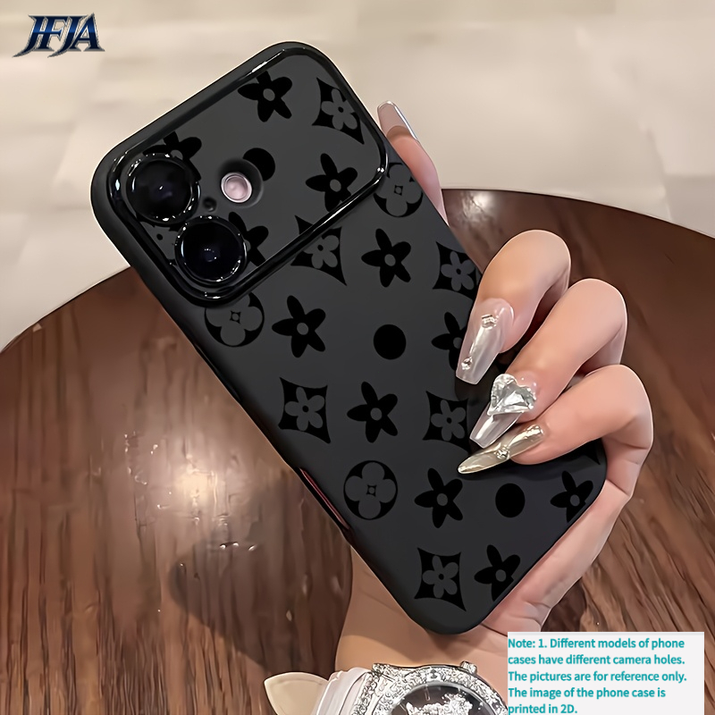 TEMU Phone Case: 2dflat Light -print Classic Pattern Phone Case, Suitable For Iphone 15 Pro Max/14 Plus/14 Pro/14 Pro Max/13 Pro/13 Pro Max/13/12