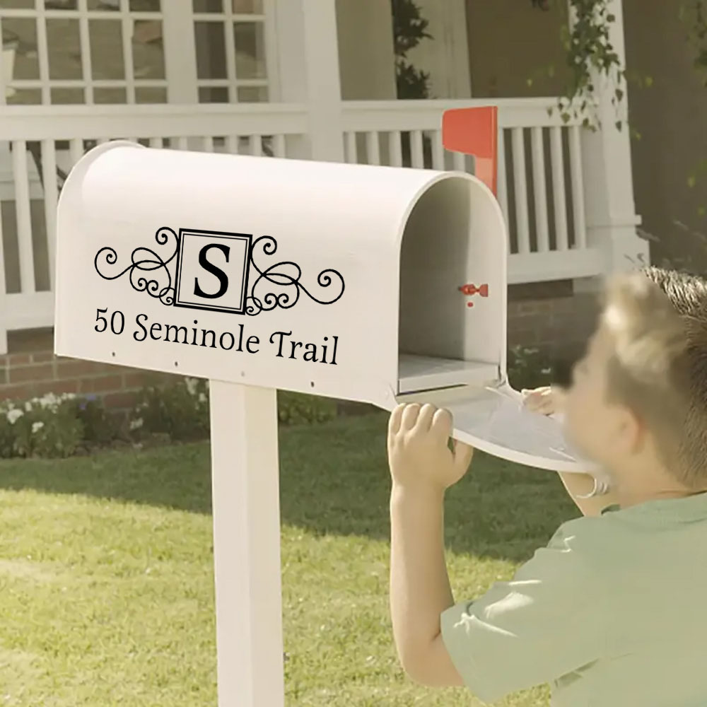Oasisdream American Flag Mailbox Covers Magnetic Flowers Birds Post