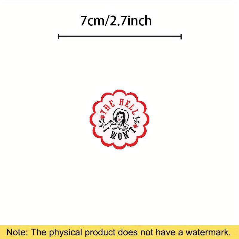 TEMU 1pc, "the " Cowgirl Vinyl Sticker, 3.5 Inches, Durable Car Decal, Auto External Accessory, Vehicle Decoration, Vinyl Material