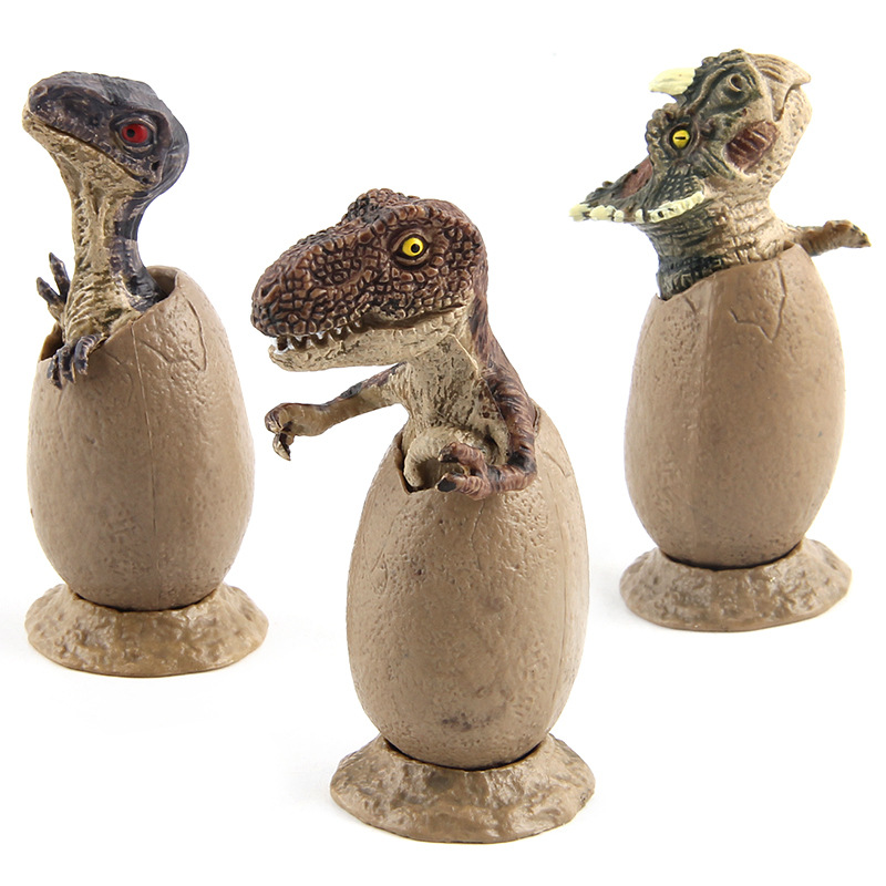 5pcs Dinosaur Egg Set with Display Base for Collectors