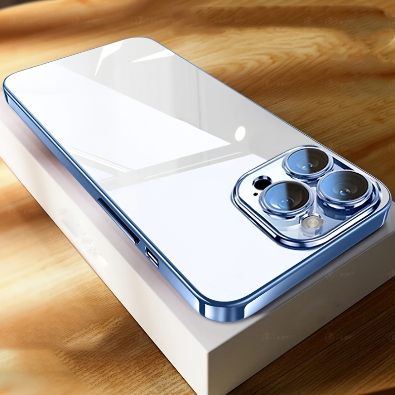 Phone Case - Luxury Electroplated Phone Cover, Suitable For Iphone 17, 16, 15, 14 Plus, 13, 12, 11 Pro Max, X, And Xsmax, Includes Lens Protection And A Back