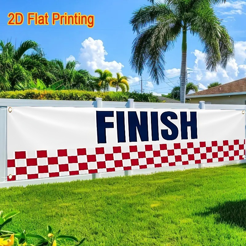 TEMU 2d Flat - 2d Flat - 1pc 2d Flat - 2d Flat - 2d Flat Flags, Full Decoration - Patterned Polyester Banner, Suitable For Fencing, Suitable For