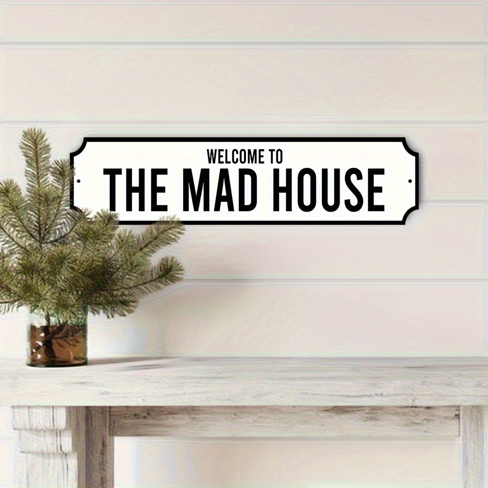 2d flat a 2d flat printed gift suitable for all   1pc wooden wall decor welcome to the   artificial wood wall sign humorous home decor with   black letters on white background versatile wall art suitable for living rooms