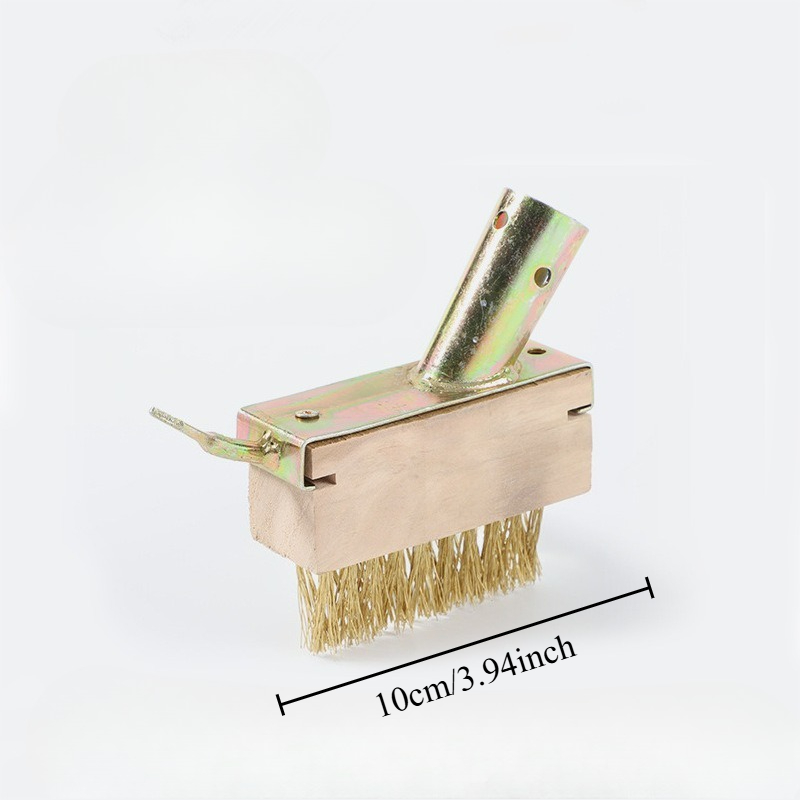 TEMU 2pcs Brush Manual Weeders Bristles Replacement Brushes Garden Cleaning Brushes For Moss And Weeds Steel Brush
