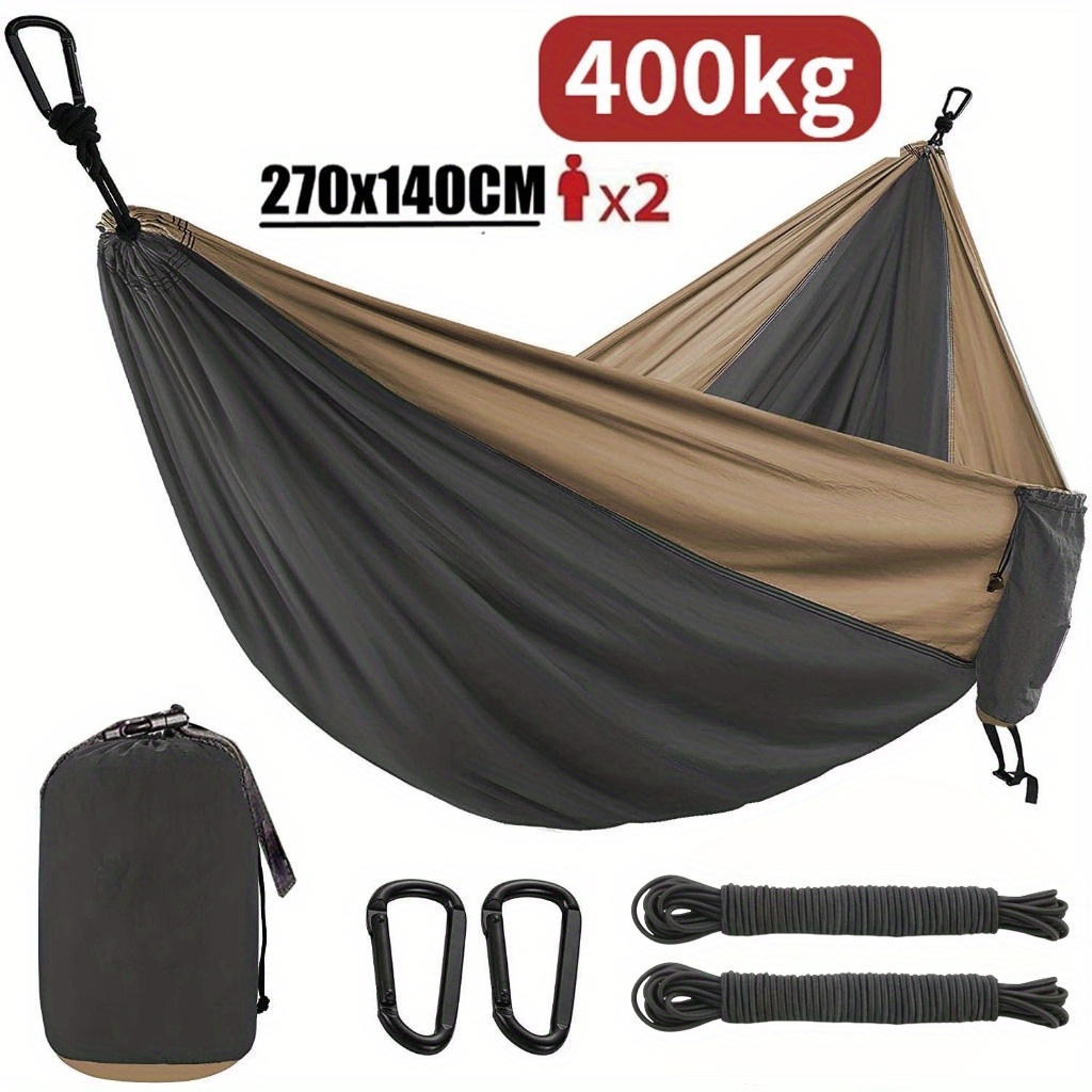 TEMU Hammock For Adult Big Size Thick Hammock Hammock Original Hammock Hammock Camping Hammock, Travel Hammock, Adventure Gear, Sturdy Construction,