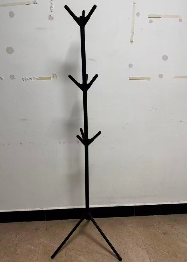 Simple Multi-Hook Clothes Rack, Plastic Coat Rack with 6 Hooks Optional, Hooks for Small Clothes& Bags in Entrance& Balcony