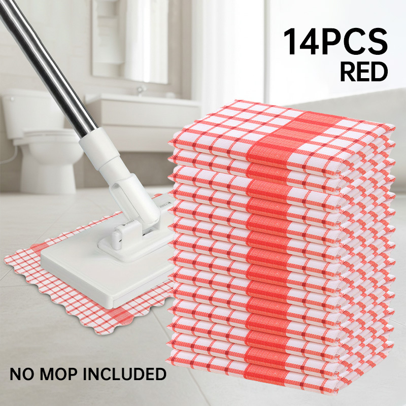 TEMU Colorful Reusable Kitchen Cleaning Cloth, Cleaning Towel, 28*40cm (11.02*15.75 Inches), Colorful Vintage Print Scouring Pad, Style Random,