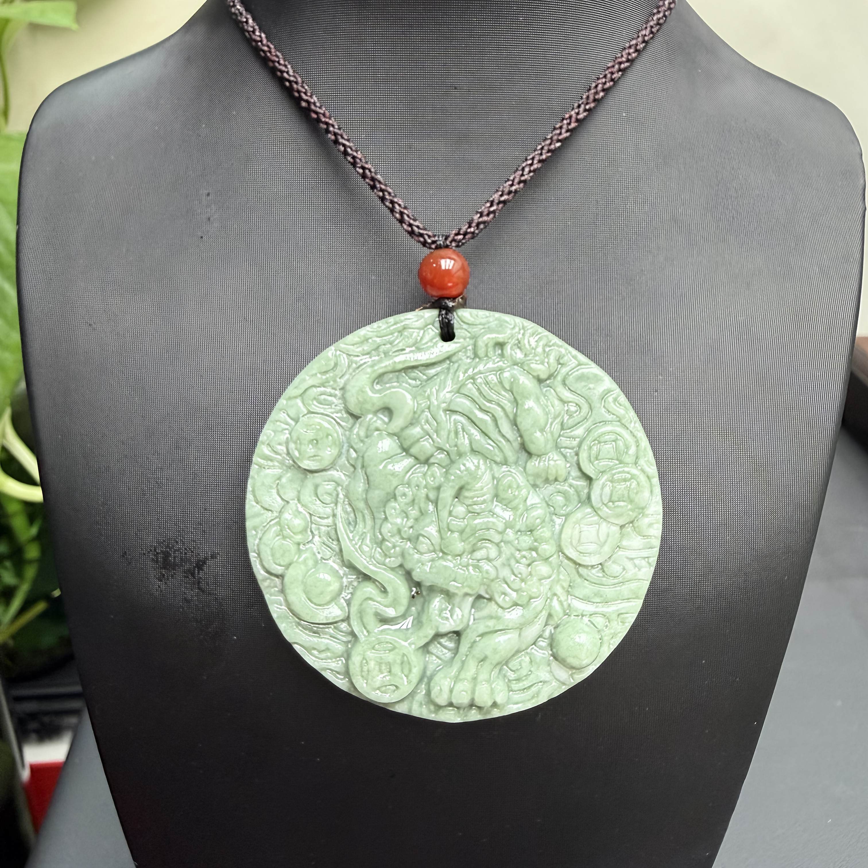 Natural Guizhou Pixiu Pendant Necklace, Unisex