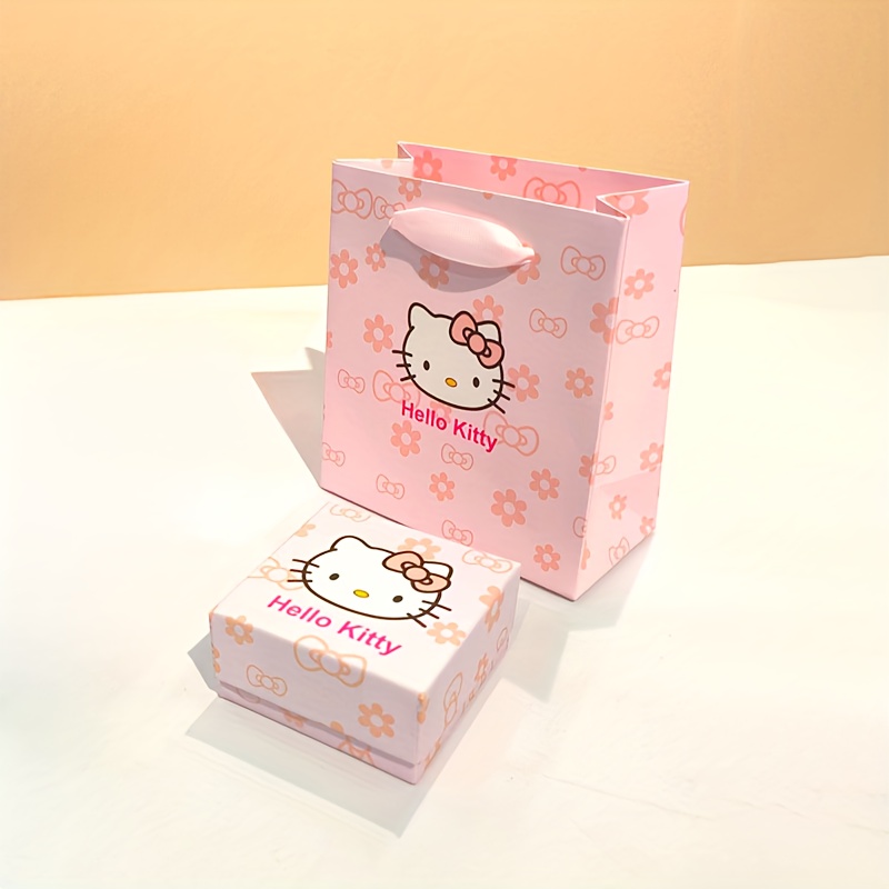 Image of 2-pack Hello Kitty Party Gift Bag Set, Jewelry Box Combination, Elegant And Exquisite, Suitable For Jewelry, Party Gift Packaging, Back To , Birthdays, Christmas, Halloween