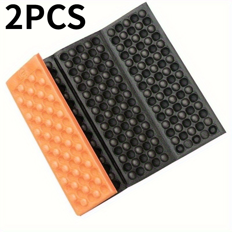 TEMU Lot de 2 coussins de - pliables et imperméables pour l'extérieur, pour randonnée, camping, entraînement, parc, tapis de camping